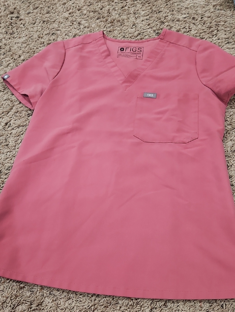 Figs Catarina Top- XS- Quartz